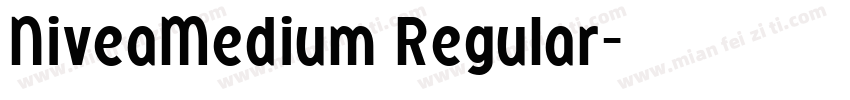 NiveaMedium Regular字体转换
